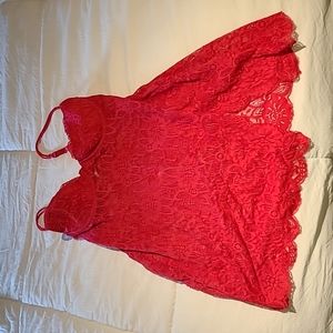 Victoria's Secret 34B Red lingerie